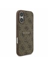 Guess Guess PU Leather 4G Colored Ring MagSafe Hátlap iPhone 17 Brown