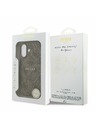 Guess Guess PU Leather 4G Colored Ring MagSafe Hátlap iPhone 17 Brown