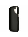 Guess Guess PU Leather 4G Metal Logo Gold Frame Hátlap iPhone 17 Black
