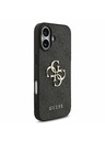 Guess Guess PU 4G Metal Logo Strap Hátlap iPhone 17 Black