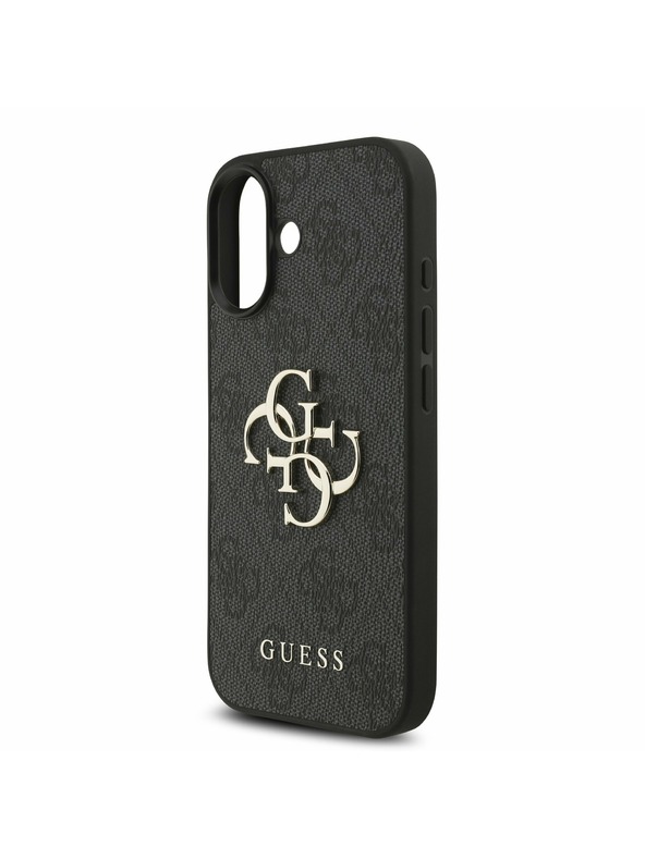 Guess Guess PU 4G Metal Logo Strap Hátlap iPhone 17 Black