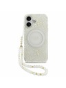 Guess Guess IML Flowers Allover Strap MagSafe Hátlap iPhone 17 White