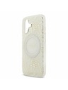 Guess Guess IML Flowers Allover Strap MagSafe Hátlap iPhone 17 White