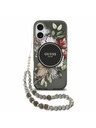 Guess Guess IML Flowers Strap MagSafe Hátlap iPhone 17 Black