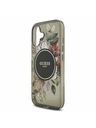 Guess Guess IML Flowers Strap MagSafe Hátlap iPhone 17 Black