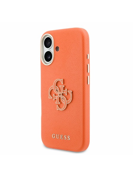 Guess Guess PU Resin Logo Hátlap iPhone 17 Orange
