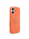 Guess Guess PU Resin Logo Hátlap iPhone 17 Orange