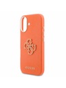 Guess Guess PU Resin Logo Hátlap iPhone 17 Orange