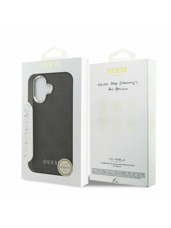Guess Guess 4G MagSafe Hátlap iPhone 17 Black