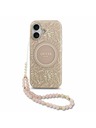 Guess Guess IML Flowers Allover Strap MagSafe Hátlap iPhone 17 Pink