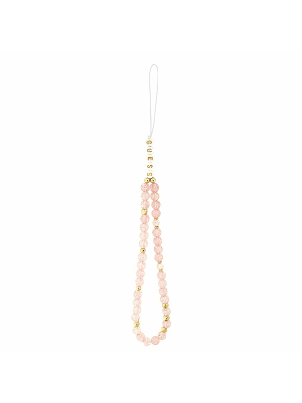 Guess Guess IML Flowers Allover Strap MagSafe Hátlap iPhone 17 Pink