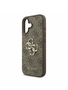 Guess Guess PU 4G Metal Logo Hátlap iPhone 17 Brown