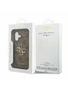Guess Guess PU 4G Metal Logo Hátlap iPhone 17 Brown