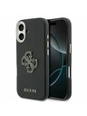 Guess Guess PU Resin Logo Hátlap iPhone 17 Black