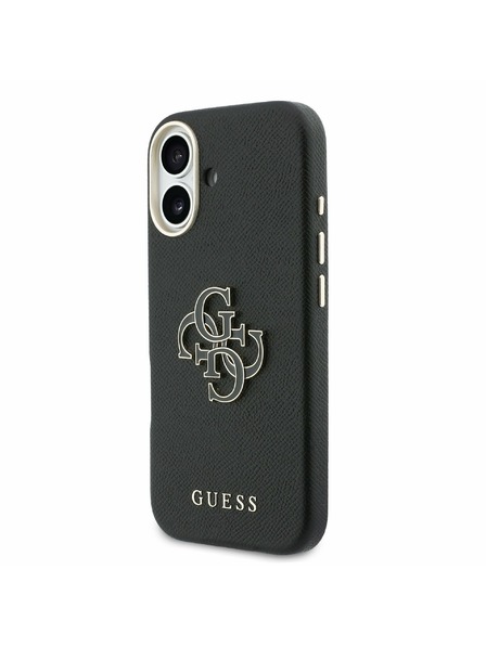 Guess Guess PU Resin Logo Hátlap iPhone 17 Black
