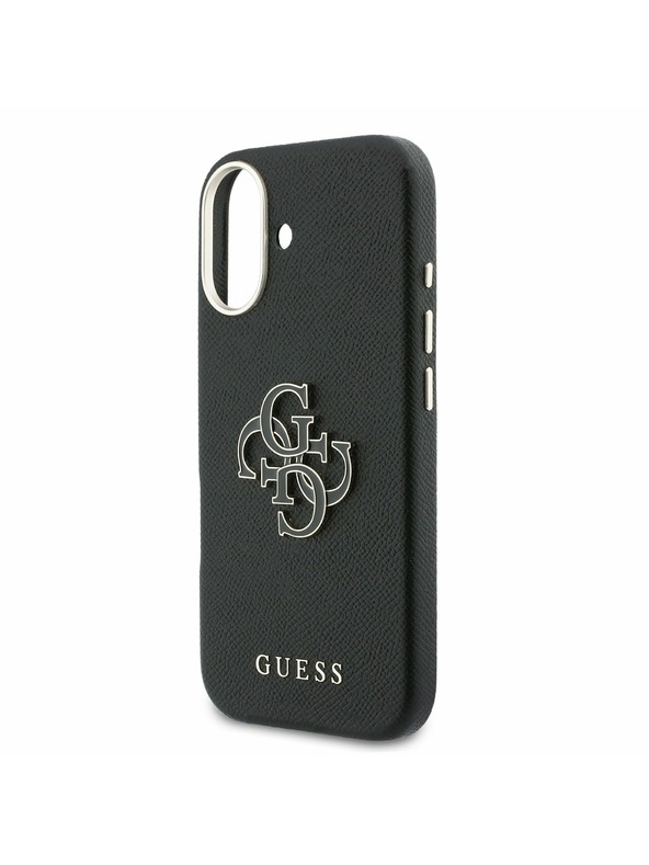 Guess Guess PU Resin Logo Hátlap iPhone 17 Black