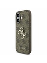 Guess Guess PU 4G Metal Logo Strap Hátlap iPhone 17 Brown