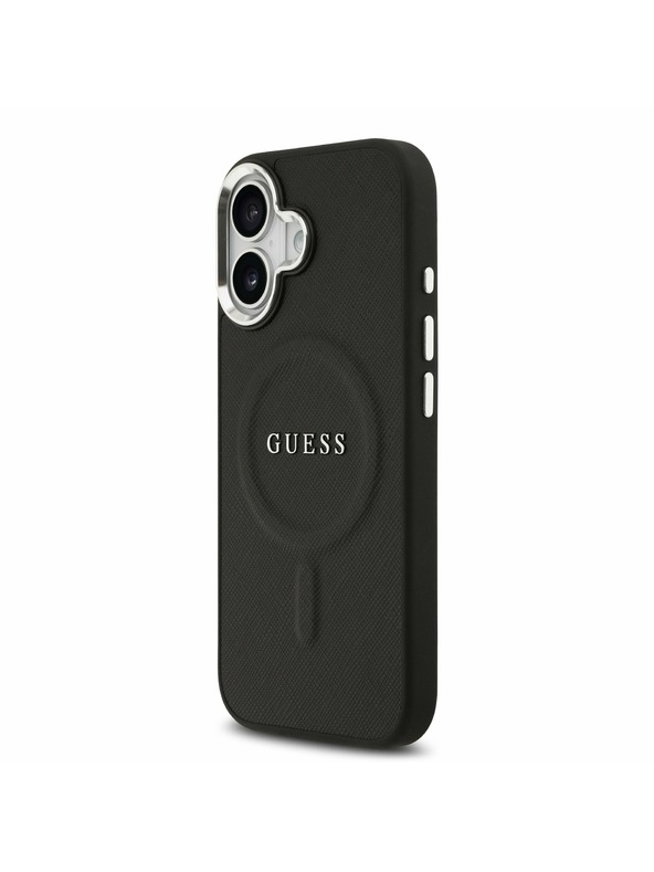 Guess Guess PU Saffiano MagSafe Hátlap iPhone 17 Black