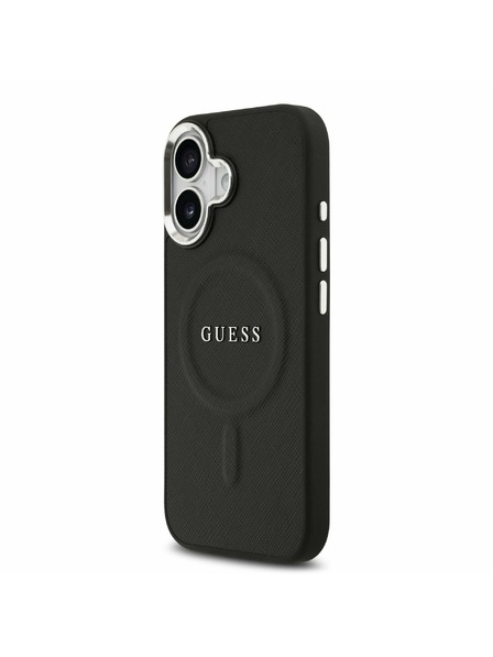 Guess Guess PU Saffiano MagSafe Hátlap iPhone 17 Black