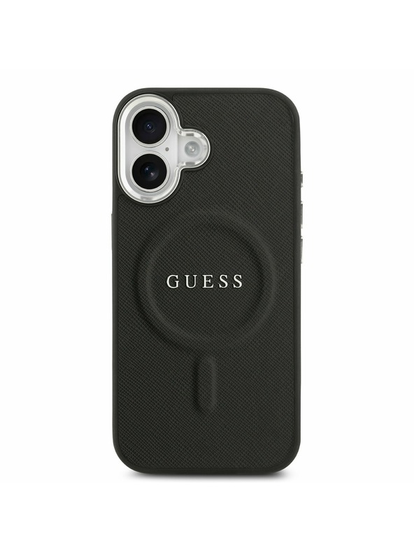 Guess Guess PU Saffiano MagSafe Hátlap iPhone 17 Black