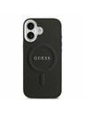 Guess Guess PU Saffiano MagSafe Hátlap iPhone 17 Black