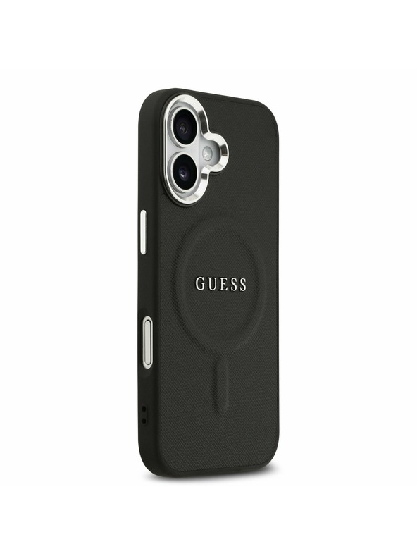 Guess Guess PU Saffiano MagSafe Hátlap iPhone 17 Black