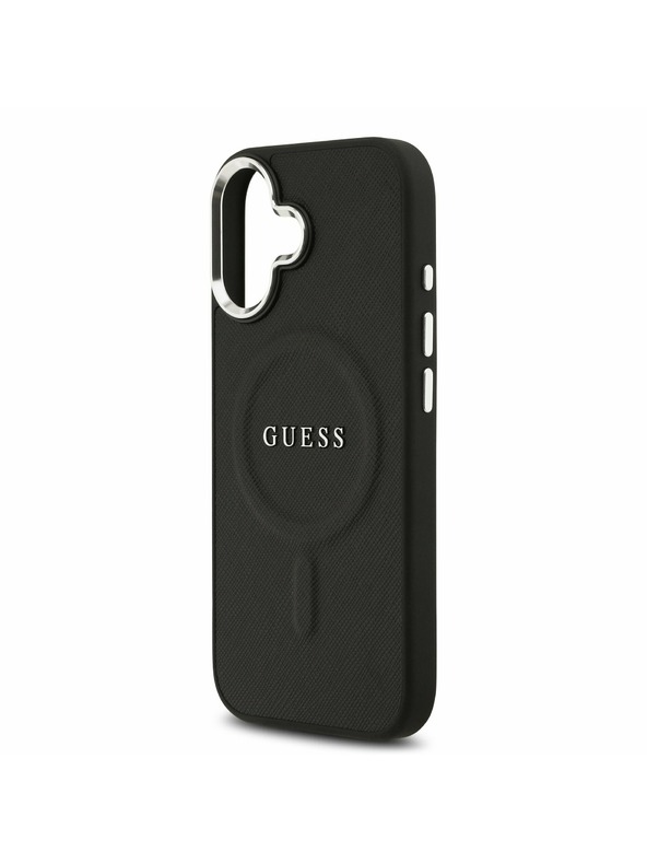 Guess Guess PU Saffiano MagSafe Hátlap iPhone 17 Black
