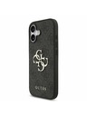 Guess Guess PU 4G Metal Logo Hátlap iPhone 17 Grey
