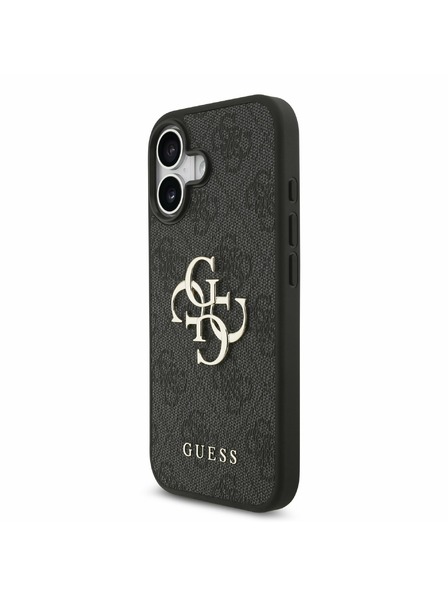 Guess Guess PU 4G Metal Logo Hátlap iPhone 17 Grey