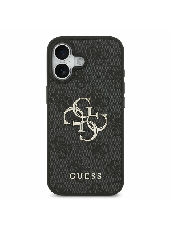 Guess Guess PU 4G Metal Logo Hátlap iPhone 17 Grey