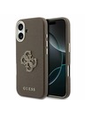 Guess Guess PU Resin Logo Hátlap iPhone 17 Brown