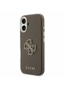 Guess Guess PU Resin Logo Hátlap iPhone 17 Brown