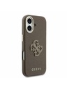 Guess Guess PU Resin Logo Hátlap iPhone 17 Brown