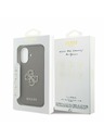 Guess Guess PU Resin Logo Hátlap iPhone 17 Brown