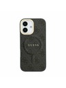 Guess Guess PU Leather 4G Gold Frame MagSafe Hátlap iPhone 17 Black