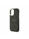 Guess Guess PU Leather 4G Gold Frame MagSafe Hátlap iPhone 17 Black