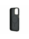 Guess Guess PU Leather 4G Gold Frame MagSafe Hátlap iPhone 17 Black