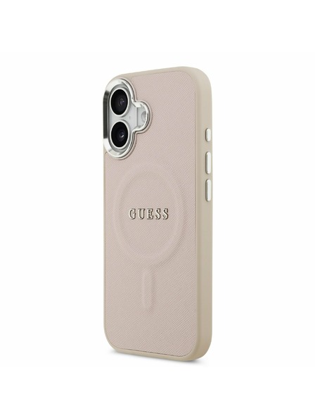 Guess Guess PU Saffiano MagSafe Hátlap iPhone 17 Pink