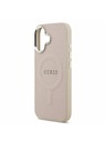 Guess Guess PU Saffiano MagSafe Hátlap iPhone 17 Pink