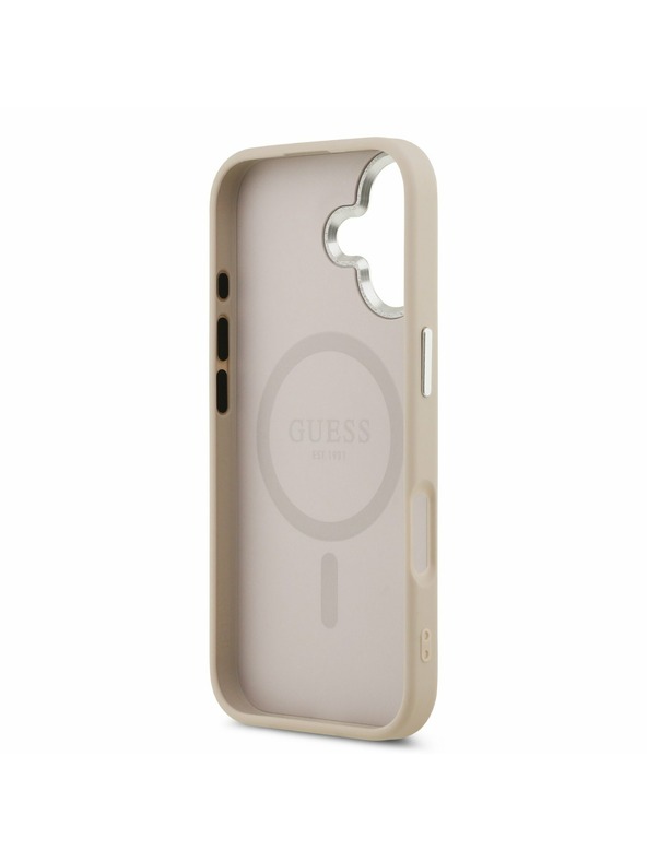 Guess Guess PU Saffiano MagSafe Hátlap iPhone 17 Pink