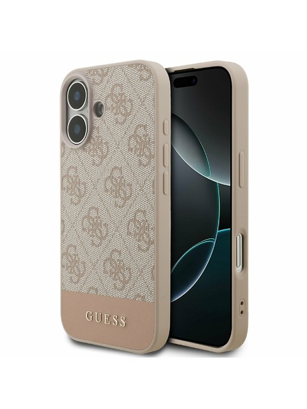 Guess Guess PU 4G Stripe Hátlap iPhone 17 Pink