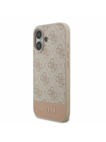 Guess Guess PU 4G Stripe Hátlap iPhone 17 Pink