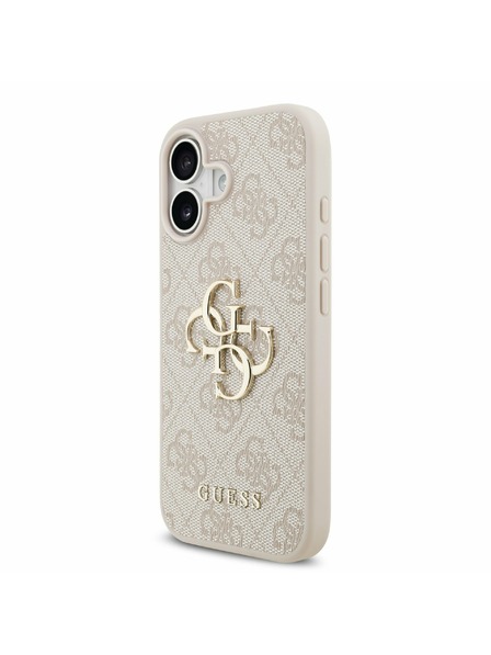 Guess Guess PU 4G Metal Logo Hátlap iPhone 17 Pink