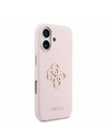 Guess Guess PU Gyanta Logó Hátsó Tok iPhone 17-hez Rózsaszín
