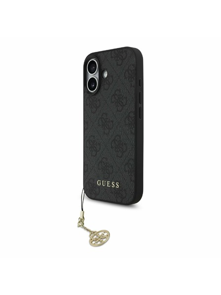 Guess Guess 4G Charm MagSafe Hátsó Tok iPhone 17-hez Tónusok Szürke