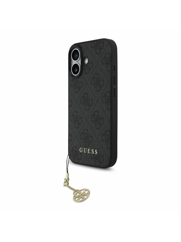 Guess Guess 4G Charm MagSafe Hátsó Tok iPhone 17-hez Tónusok Szürke