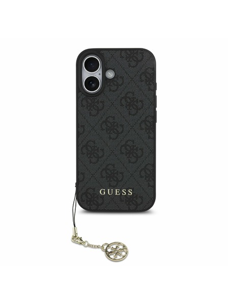 Guess Guess 4G Charm MagSafe Hátsó Tok iPhone 17-hez Tónusok Szürke