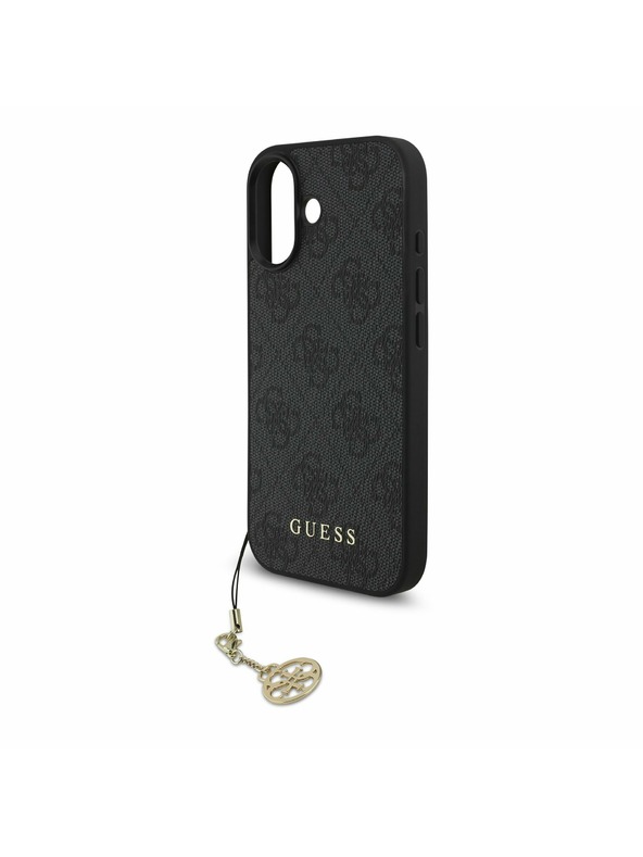 Guess Guess 4G Charm MagSafe Hátsó Tok iPhone 17-hez Tónusok Szürke