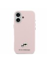 Karl Lagerfeld Karl Lagerfeld PU Karl és Choupette Fejek Csapok MagSafe Hátsó Tok iPhone 17-hez Rózsaszín