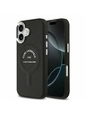 Karl Lagerfeld Karl Lagerfeld PU RSG Logó MagSafe Hátsó Tok iPhone 17-hez Fekete